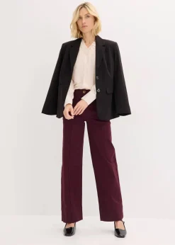 Damen bonprix Blusen & Tuniken|Bekleidung·Jacken & Mäntel|Chiffonbluse mit Rüschen