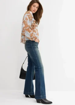 Discount Chiffonbluse mit Rüschen Damen Bekleidung·Jacken & Mäntel|Blusen & Tuniken