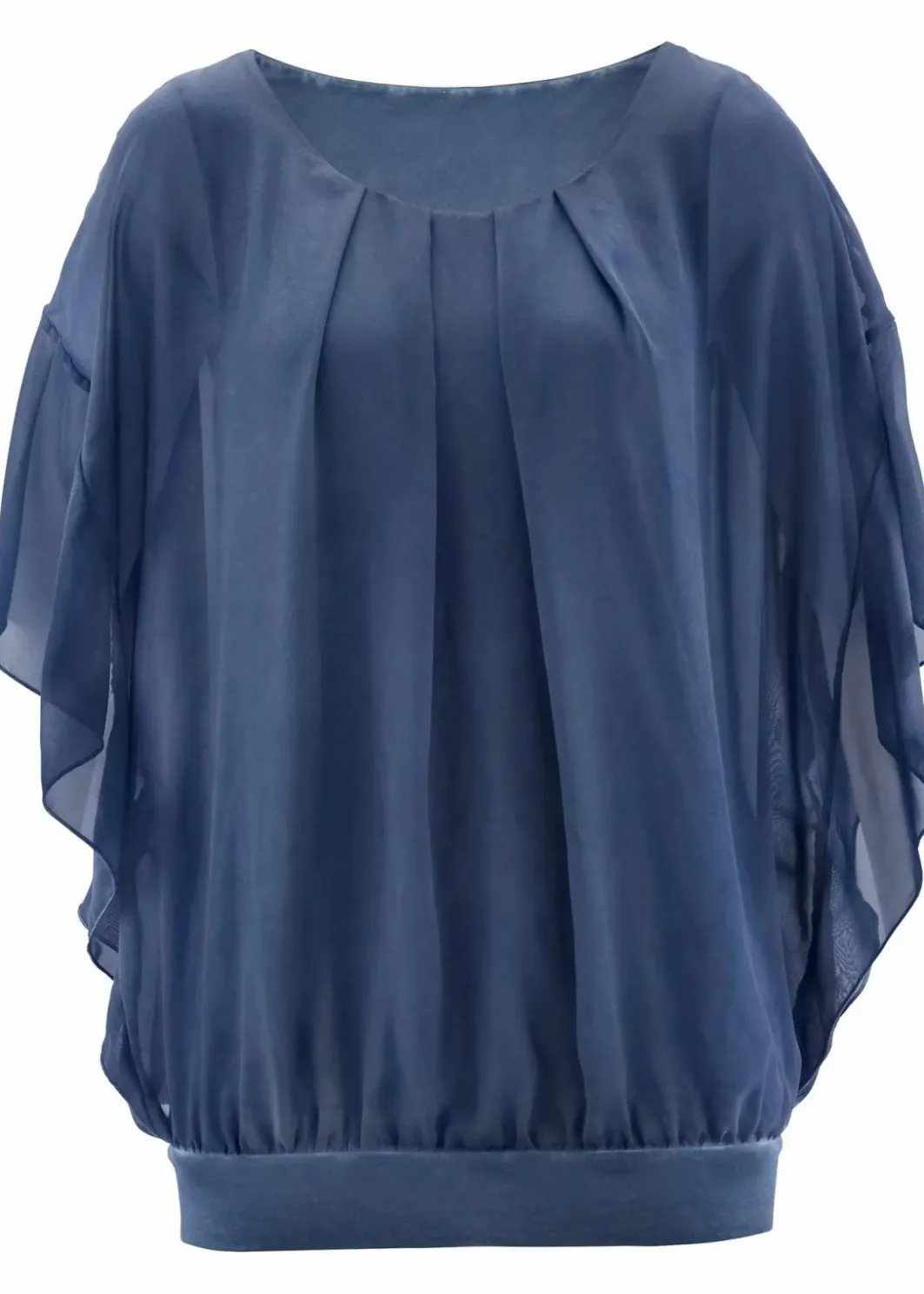 Damen bonprix Blusen & Tuniken|Bekleidung·Jacken & Mäntel|Chiffonbluse mit Untertop