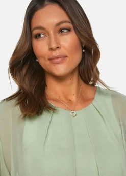 Clearance Chiffonbluse mit Untertop Damen Blusen & Tuniken|Bekleidung·Jacken & Mäntel