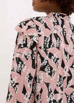 Hot Chiffonbluse mit Volants Damen Bekleidung·Jacken & Mäntel|Blusen & Tuniken