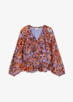 Damen bonprix Bekleidung·Jacken & Mäntel|Blusen & Tuniken|Chiffonbluse mit Volants