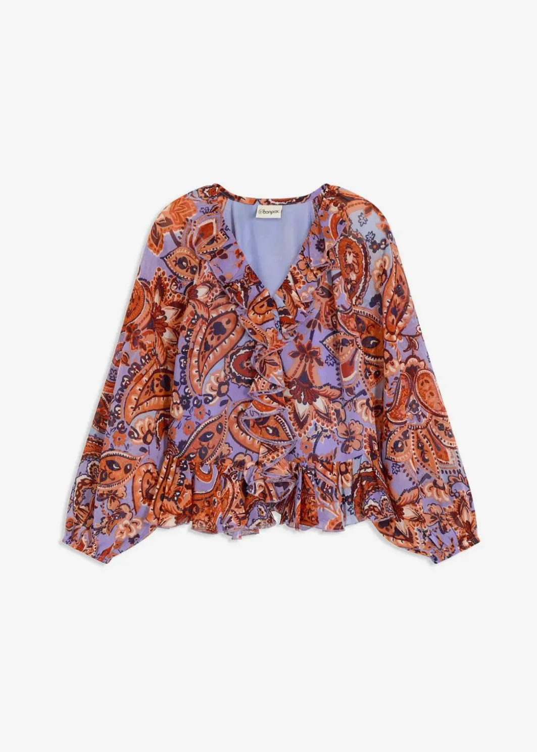 Damen bonprix Bekleidung·Jacken & Mäntel|Blusen & Tuniken|Chiffonbluse mit Volants