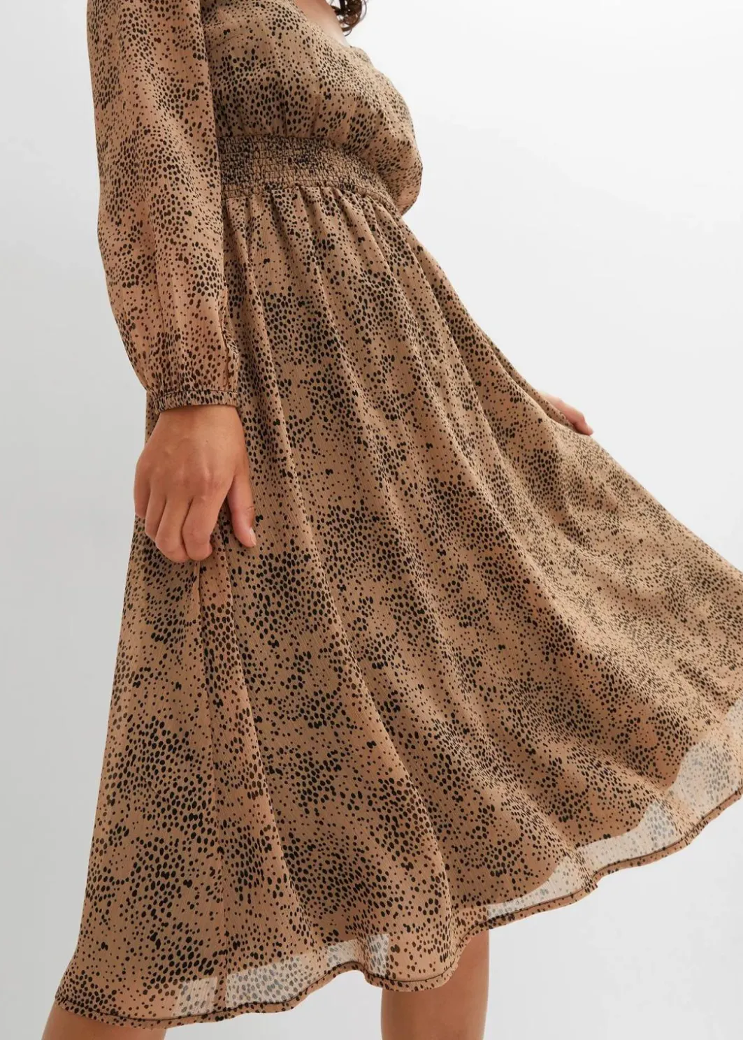 Chiffonkleid Damen Bekleidung·Pullover & Strickjacken|Kleider