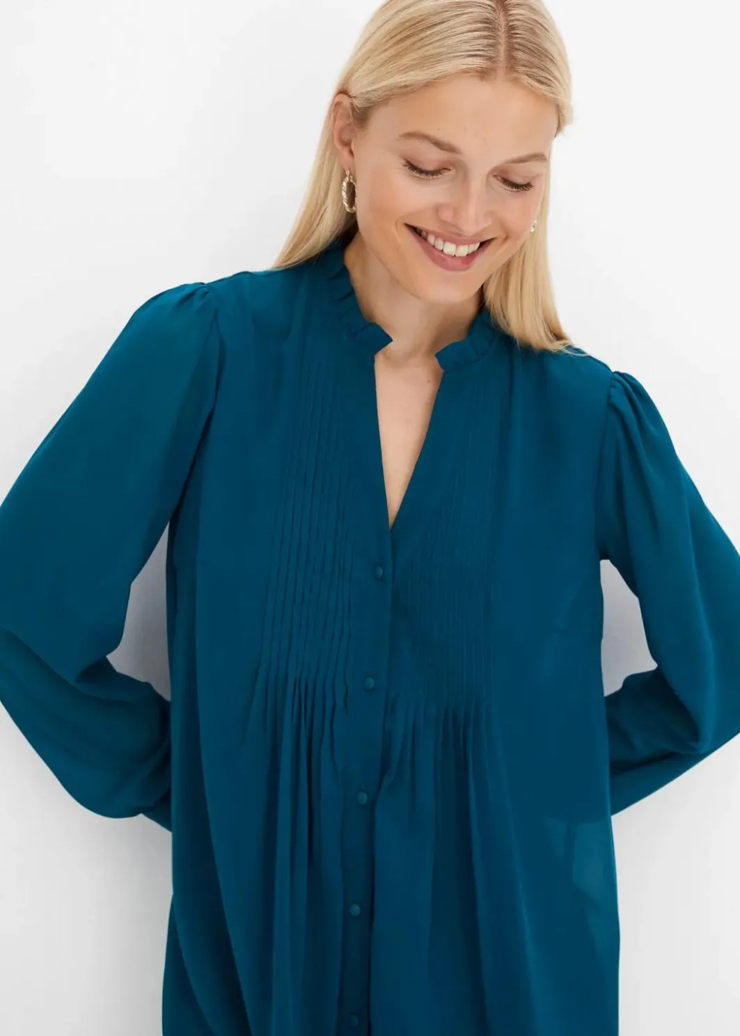 Outlet Chiffonkleid Damen Nachhaltigere Materialien|Kleider