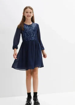 Kinder bonprix Mädchen 9-16 Jahre·Kleider & Jumpsuits|Mädchen 2-8 Jahre·Nachhaltigere Materialien|Chiffonkleid