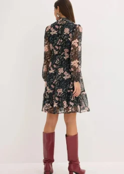 Damen bonprix Bekleidung·Pullover & Strickjacken|Kleider|Chiffonkleid