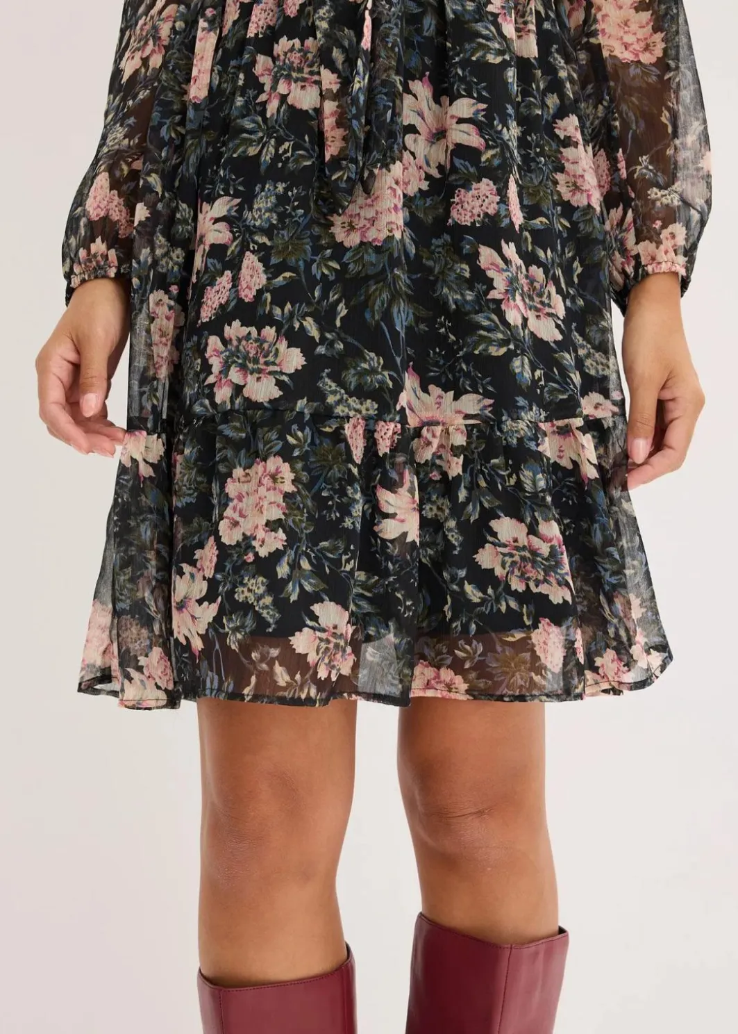 Damen bonprix Bekleidung·Pullover & Strickjacken|Kleider|Chiffonkleid