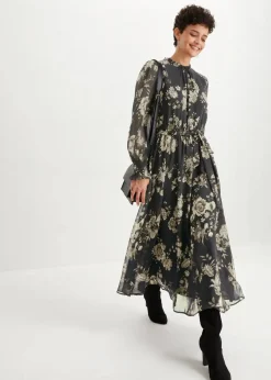 Damen bonprix Bekleidung·Pullover & Strickjacken|Kleider|Chiffonkleid