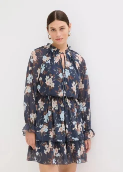 Damen bonprix Bekleidung·Pullover & Strickjacken|Nachhaltigere Materialien|Chiffonkleid