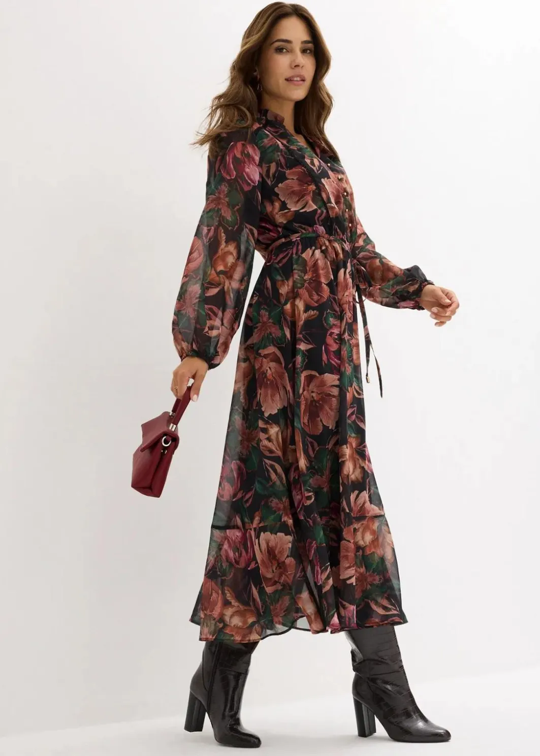 Chiffonkleid Damen Kurzgrößen|Kurzgrößen