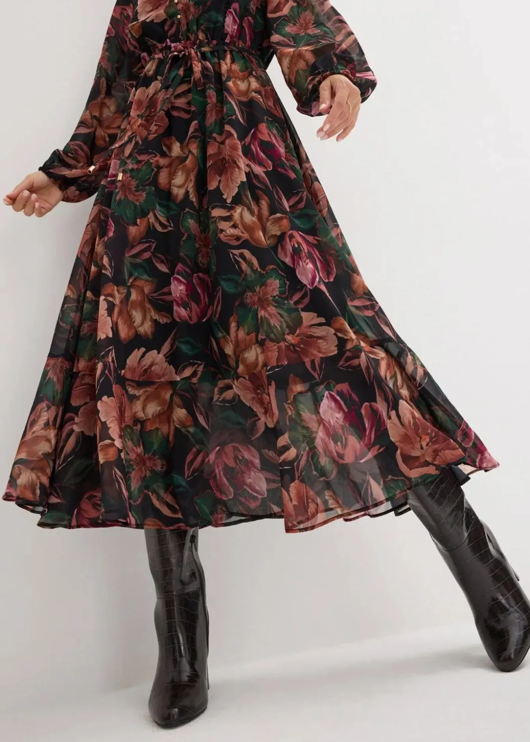 Chiffonkleid Damen Kurzgrößen|Kurzgrößen