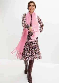 Damen bonprix Kleider|Bekleidung·Pullover & Strickjacken|Chiffonkleid