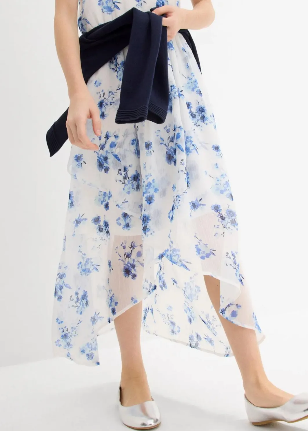 Outlet Chiffonkleid aus strukturiertem Crinkle Kinder Mädchen 9-16 Jahre·Kleider & Jumpsuits