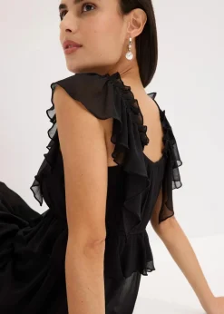 Hot Chiffonkleid in A-Linie Damen Kleider|Bekleidung·Pullover & Strickjacken
