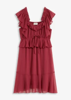 Damen bonprix Bekleidung·Pullover & Strickjacken|Kleider|Chiffonkleid in A-Linie