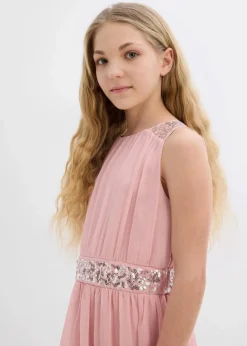 Online Chiffonkleid mit Paillettenband Kinder Mädchen 9-16 Jahre·Kleider & Jumpsuits