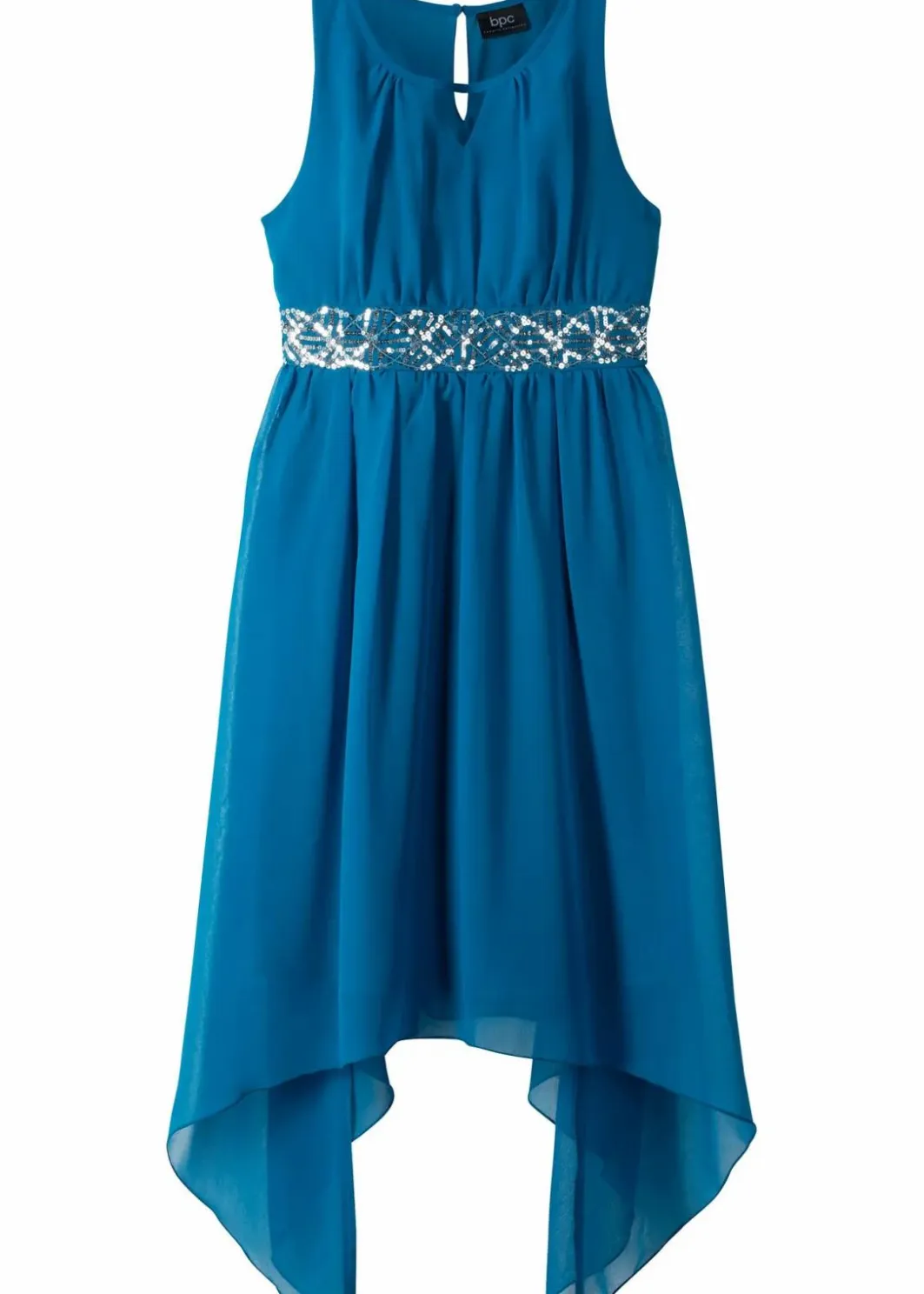 Best Chiffonkleid mit Pailletten Kinder Mädchen 9-16 Jahre·Kleider & Jumpsuits|Mädchen 2-8 Jahre·Nachhaltigere Materialien