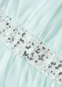 Kinder bonprix Mädchen 9-16 Jahre·Kleider & Jumpsuits|Chiffonkleid mit Paillettenband