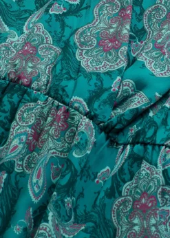 Damen bonprix Kleider|Bekleidung·Pullover & Strickjacken|Chiffonkleid mit Paisley-Druck