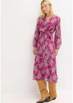 New Chiffonkleid mit Paisley-Druck Damen Bekleidung·Pullover & Strickjacken|Kleider
