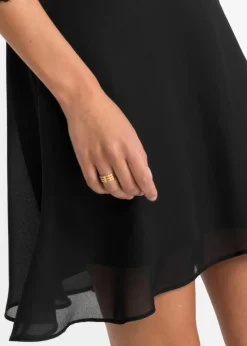 Damen bonprix Festliche Mode|Kleider|Chiffonkleid mit Spitze