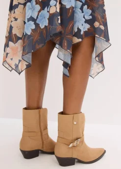 Online Chiffon-Midirock mit asymmetrischem Saum Damen Bekleidung·Sportbekleidung|Röcke