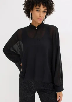 Damen bonprix Bekleidung·Jacken & Mäntel|Blusen & Tuniken|Chiffontunika