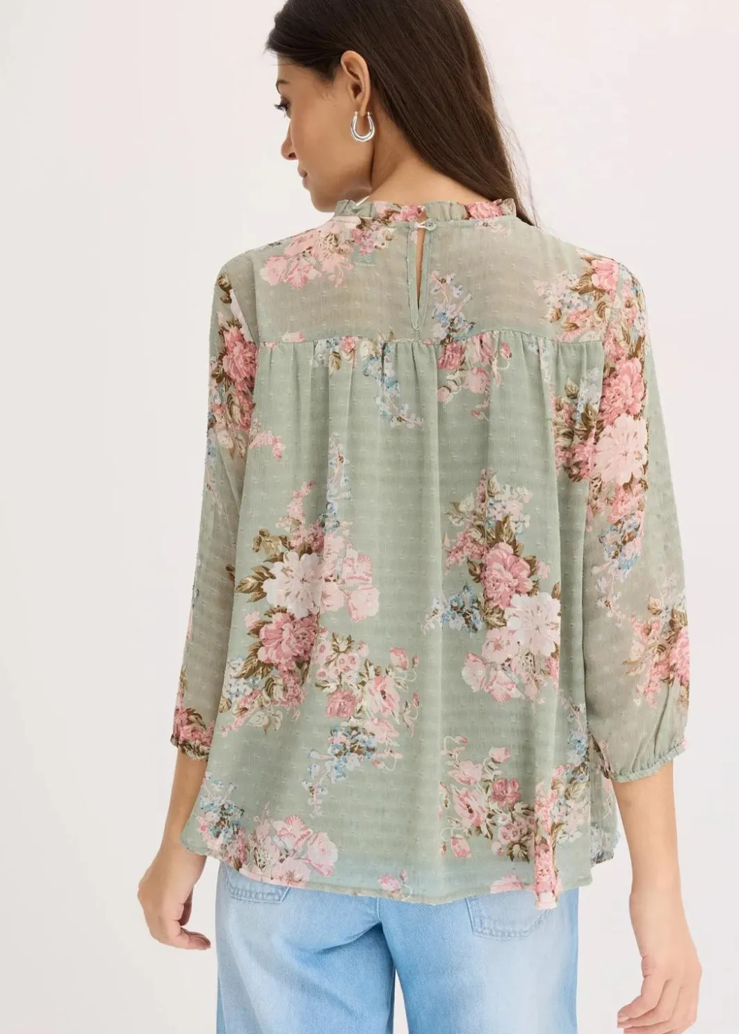Damen bonprix Bekleidung·Jacken & Mäntel|Blusen & Tuniken|Chiffon-Tunika