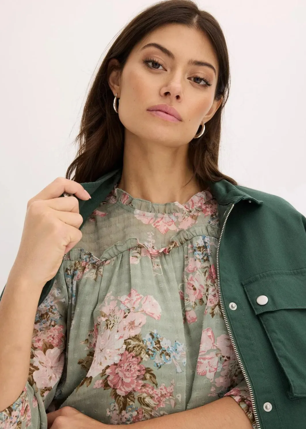 Damen bonprix Bekleidung·Jacken & Mäntel|Blusen & Tuniken|Chiffon-Tunika