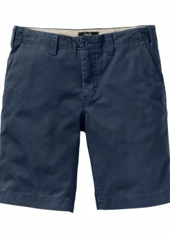 Hot Chino-Bermuda aus reiner Baumwolle, Regular Fit Herren Große Größen|Shorts