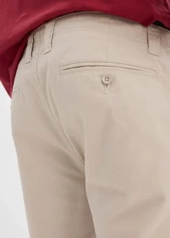 Herren bonprix Hosen|Basics|Chino-Bermuda aus reiner Baumwolle, Regular Fit
