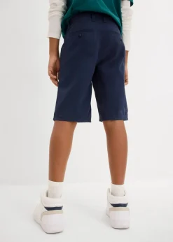 Kinder bonprix Jungen 9-16 Jahre·Shorts|Chino-Bermuda aus reiner Baumwolle mit verstellbarem Bund, Regular Fit