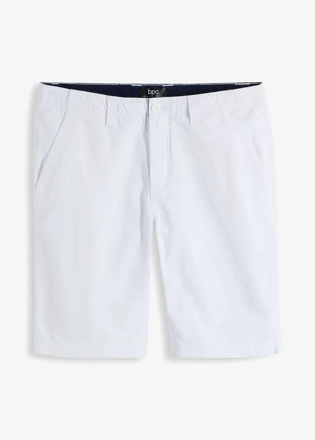 Hot Chino-Bermuda aus reiner Baumwolle, Regular Fit Herren Hosen|Basics