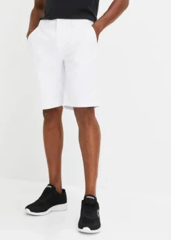 Hot Chino-Bermuda aus reiner Baumwolle, Regular Fit Herren Hosen|Basics