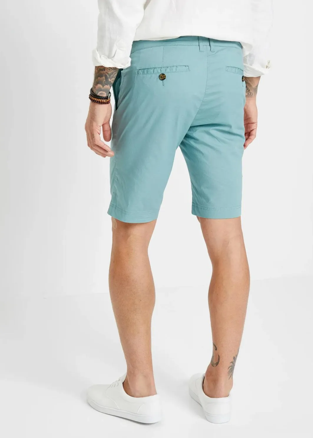 Herren bonprix Hosen|Basics|Chino-Bermuda, Regular Fit