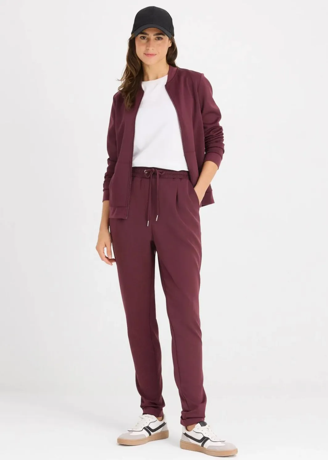 Hot Chinohose aus Scuba Damen Nachhaltigere Materialien|Hosen