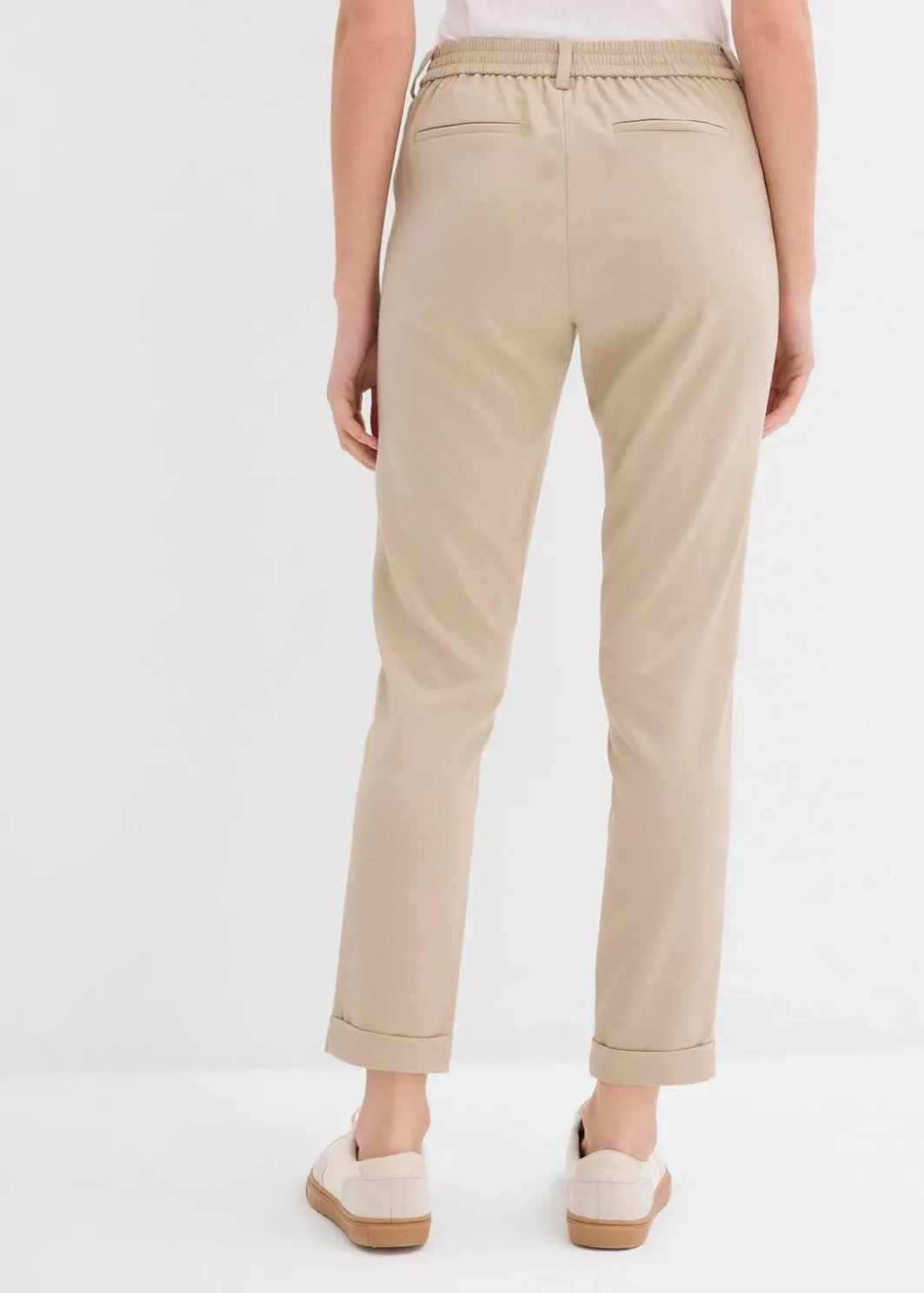 Damen bonprix Bekleidung·Kleider|Hosen|Chinohose aus Viskose-Mix