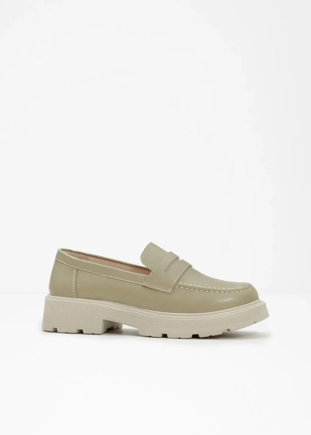 Damen bonprix Sommerschuhe|Loafer|Chunky Loafer mit leichter Sohle