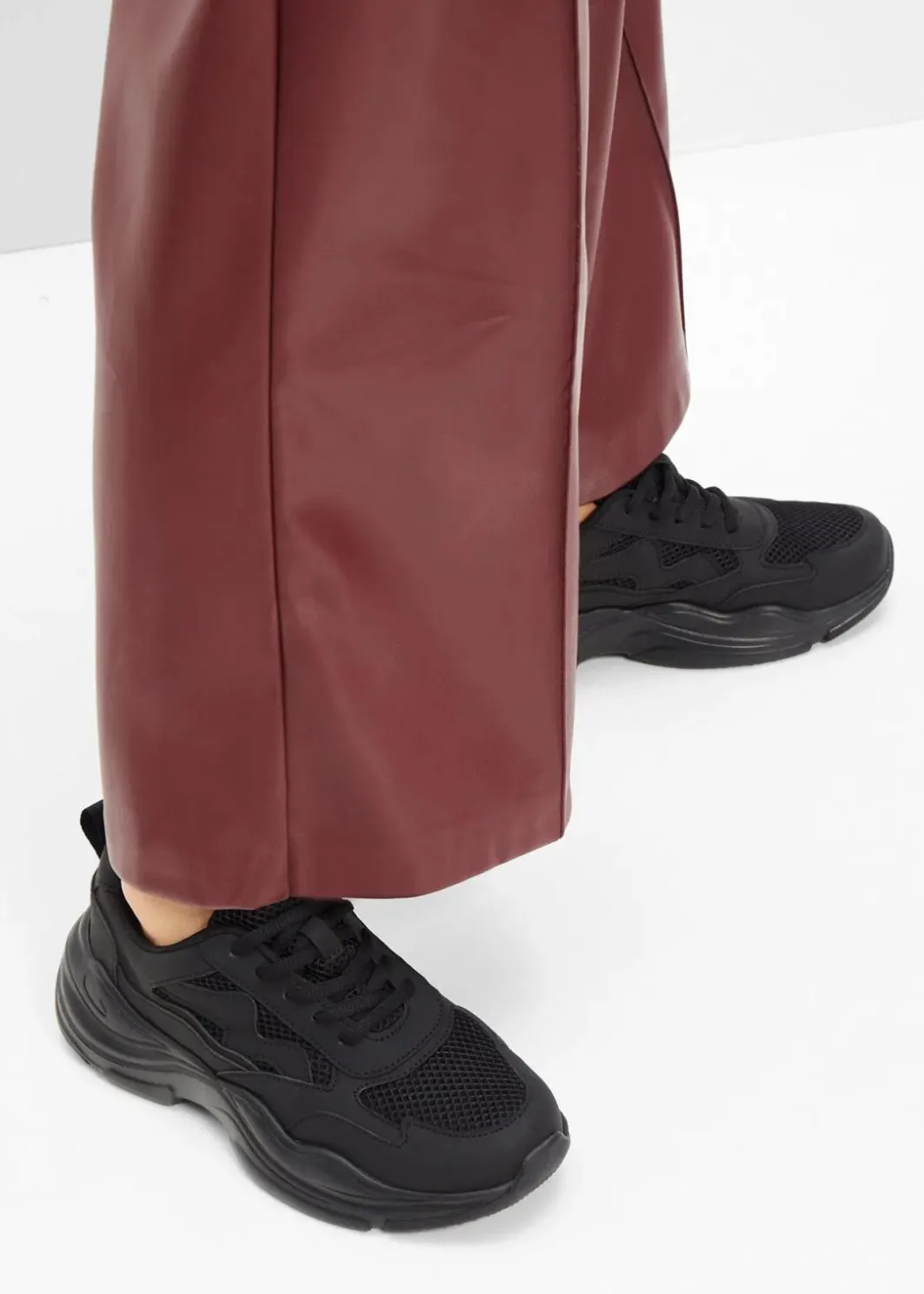 Damen bonprix Sneaker|Chunky Sneaker mit Mesh-Einsatz