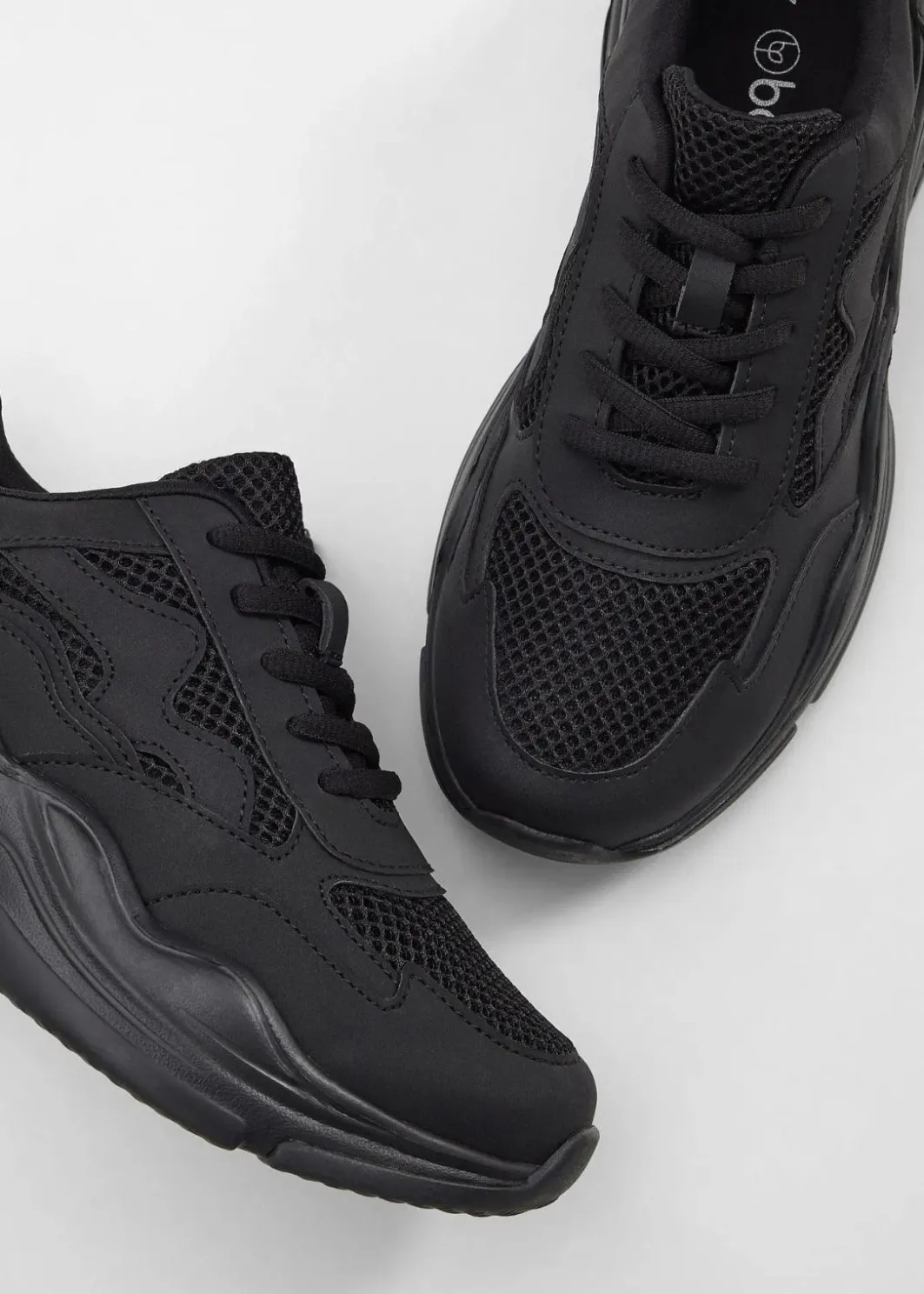 Damen bonprix Sneaker|Chunky Sneaker mit Mesh-Einsatz