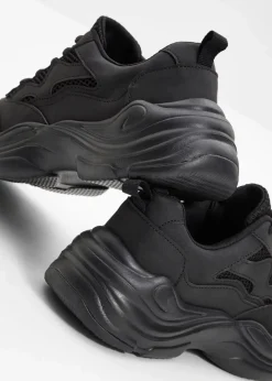 Damen bonprix Sneaker|Chunky Sneaker mit Mesh-Einsatz