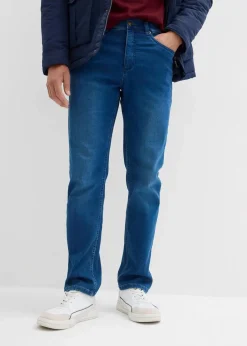 Herren bonprix Jeans|Sweat|Classic Fit Jeans aus weichem Sweat-Denim mit Komfortbund, Straight