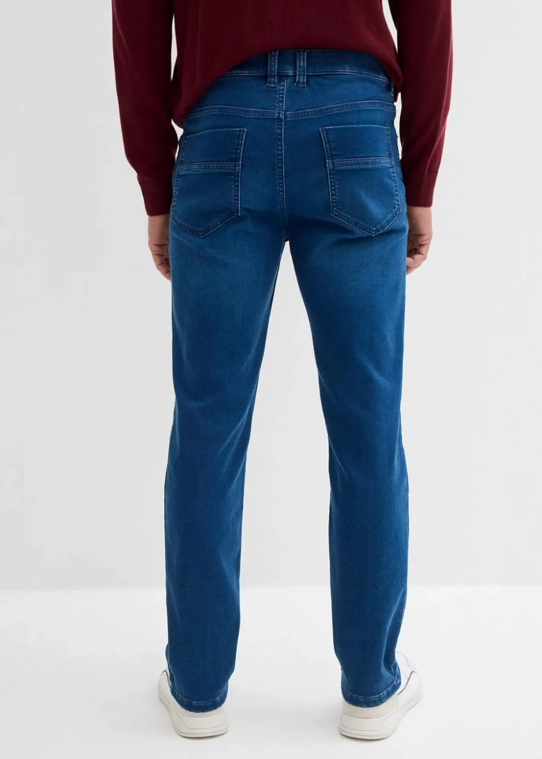 Herren bonprix Jeans|Sweat|Classic Fit Jeans aus weichem Sweat-Denim mit Komfortbund, Straight