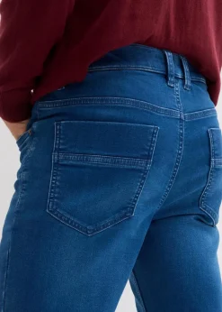 Herren bonprix Jeans|Sweat|Classic Fit Jeans aus weichem Sweat-Denim mit Komfortbund, Straight