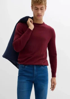Herren bonprix Jeans|Sweat|Classic Fit Jeans aus weichem Sweat-Denim mit Komfortbund, Straight