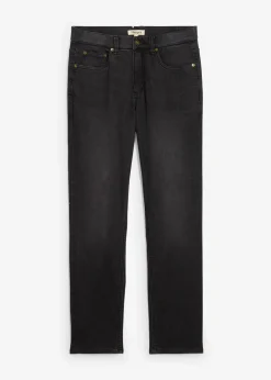 Herren bonprix Große Größen|Sweat|Classic Fit Jeans aus weichem Sweat-Denim mit Komfortbund, Straight