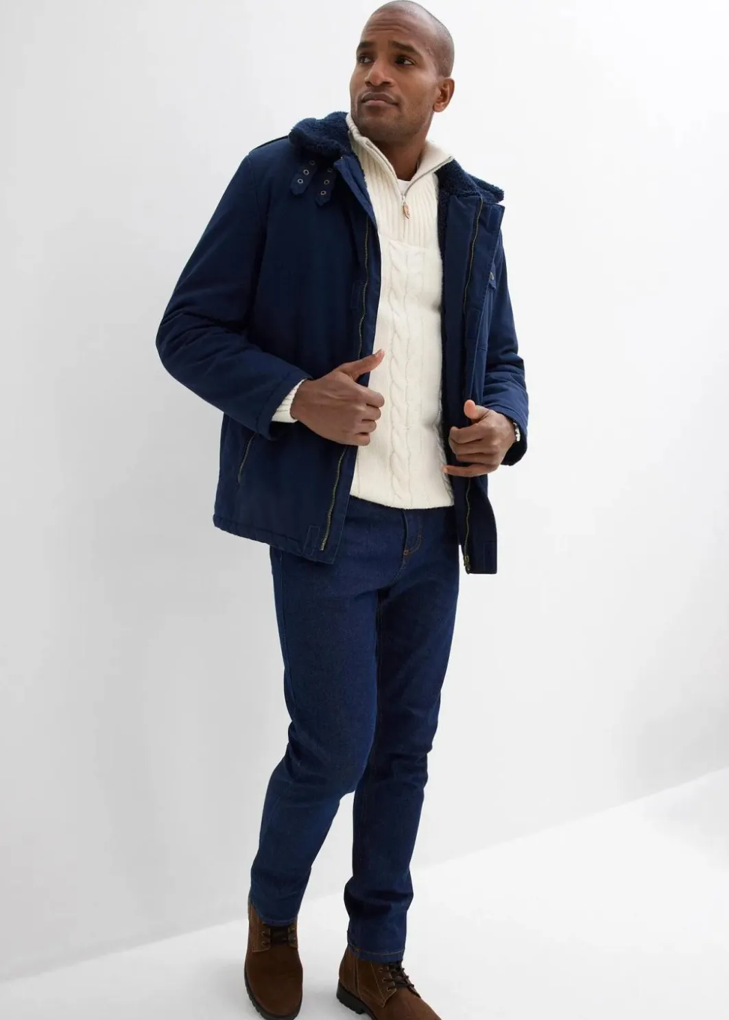 Herren bonprix Jeans|Basics|Classic Fit Jeans mit Komfortbund, Straight