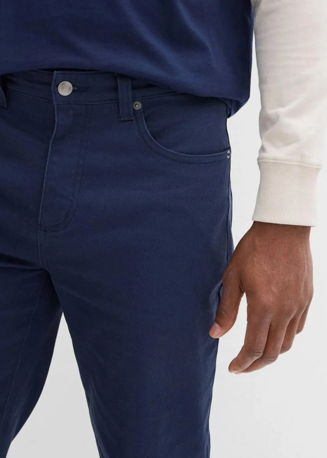 Best Classic Fit Stretch-Hose, Straight Herren Hosen|Basics