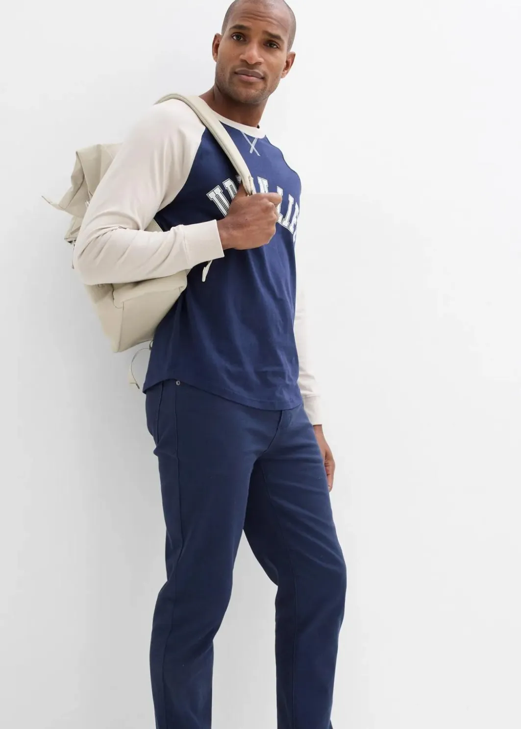 Best Classic Fit Stretch-Hose, Straight Herren Hosen|Basics